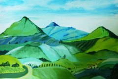 Dreikaiserberge im Frühjahr